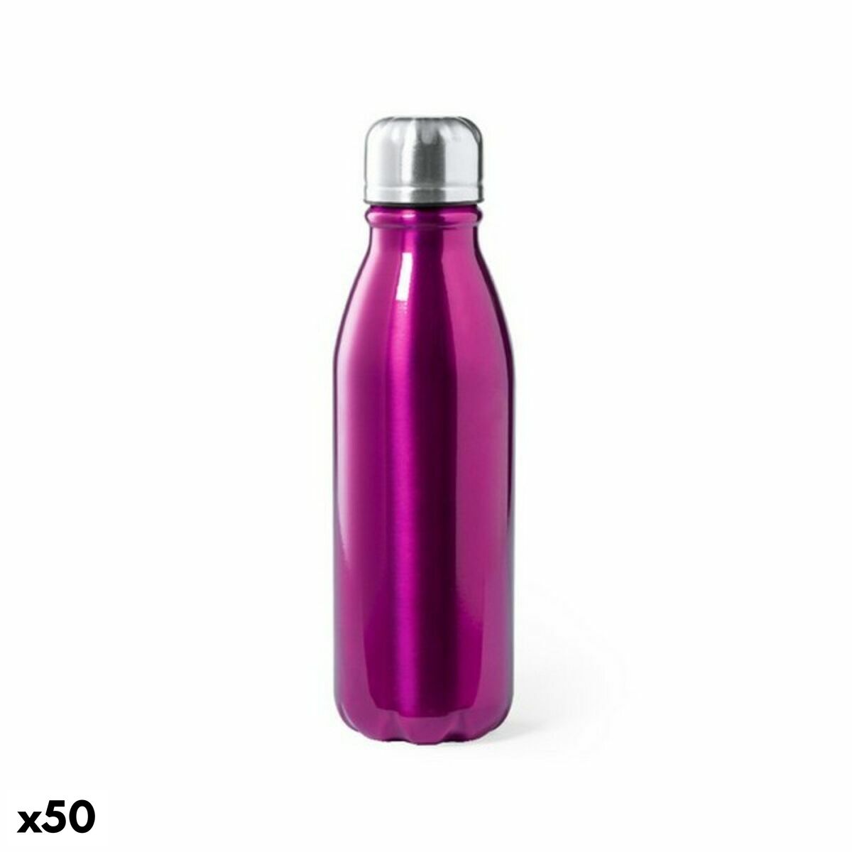 Bottle 146883 Aluminium (550 ml) (50 Units) Green