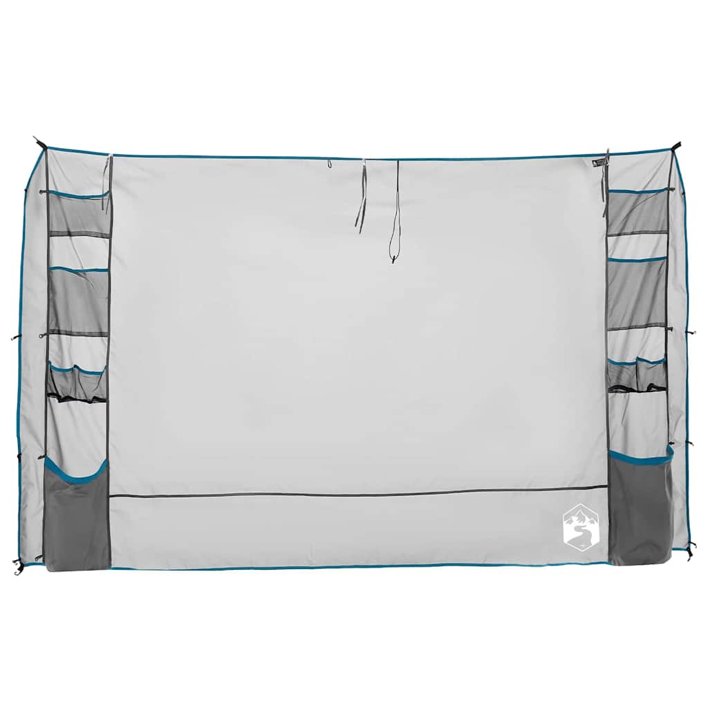 Hanging Tent Organizer with Storage 300 x 182 cm Grey and blue