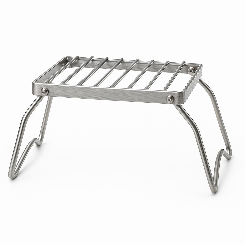 Outdoor Portable Mini Stainless Steel Burner Bracket SILVER